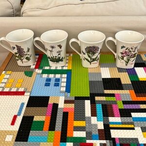 Botanic Garden 4 mugs